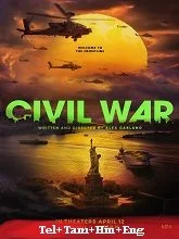 Civil War (2024) HDRip Telugu Dubbed