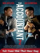 The Accountant 2 (2025) HDRip Telugu Dubbed