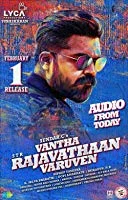 Vantha Rajavathaan Varuven (2019) HDRip Tamil